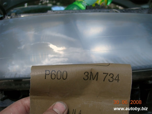 Обработка 600-й наждачкой