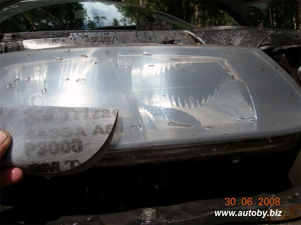 Обработка 3000-й наждачкой