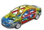 Капсула пассажирского отсека - основа системы пассивной безопасности Passat B6