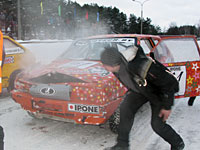 Зимние трековые автогонки Горячий лед 2011 (Минск, 30.01.2011)