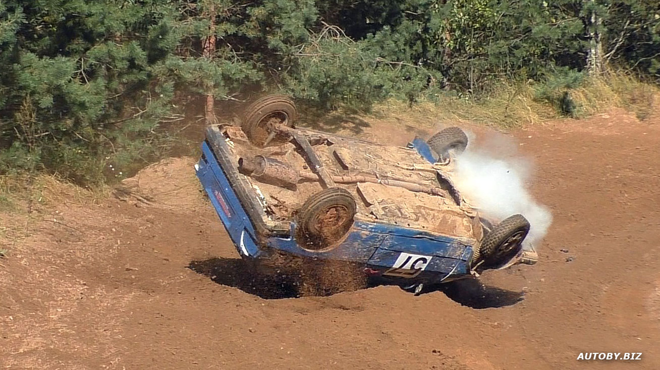 Переворот автомобиля Евгения Горбика / автокросс «Славянский Кубок 2025»
