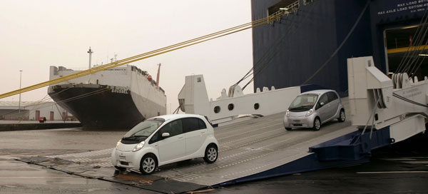 Mitsubishi i MiEV приехали в Европу (2009)