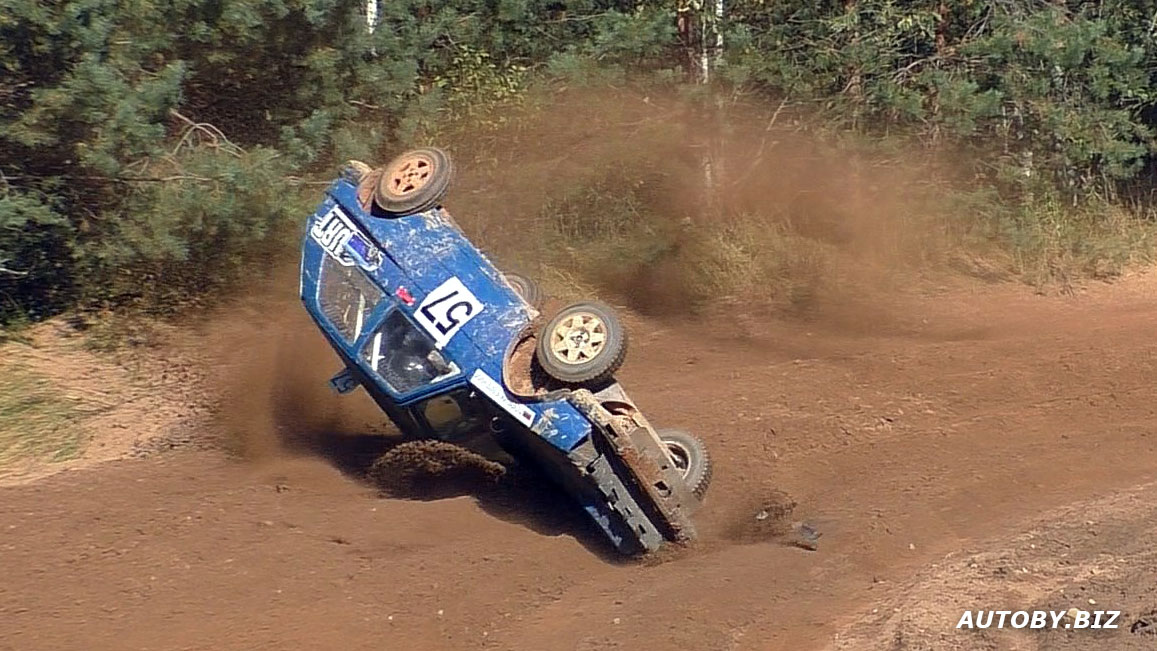 Переворот автомобиля Евгения Горбика / автокросс «Славянский Кубок 2025»