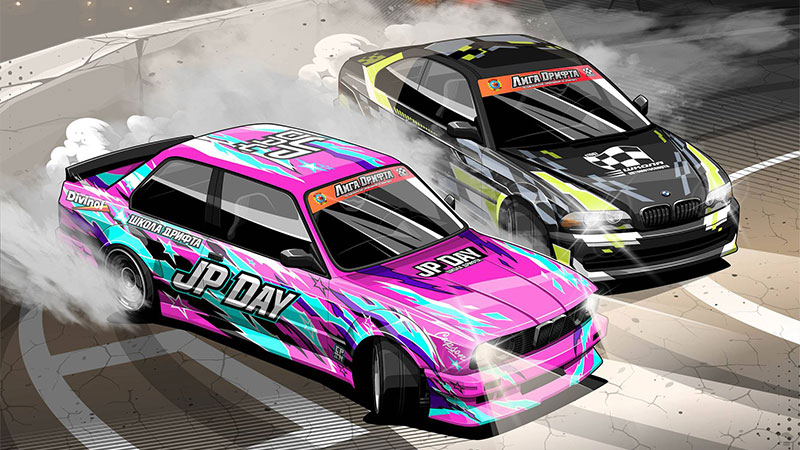 Дрифт 2025. Лига дрифта, финал республиканских соревнований по дрифтингу (21.09.2025, Слуцк)